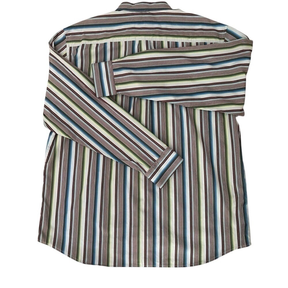 Tommy Bahama Men's Striped Long Sleeve Button Down Shirt XXL 2XL Extra Large - Picture 6 of 8